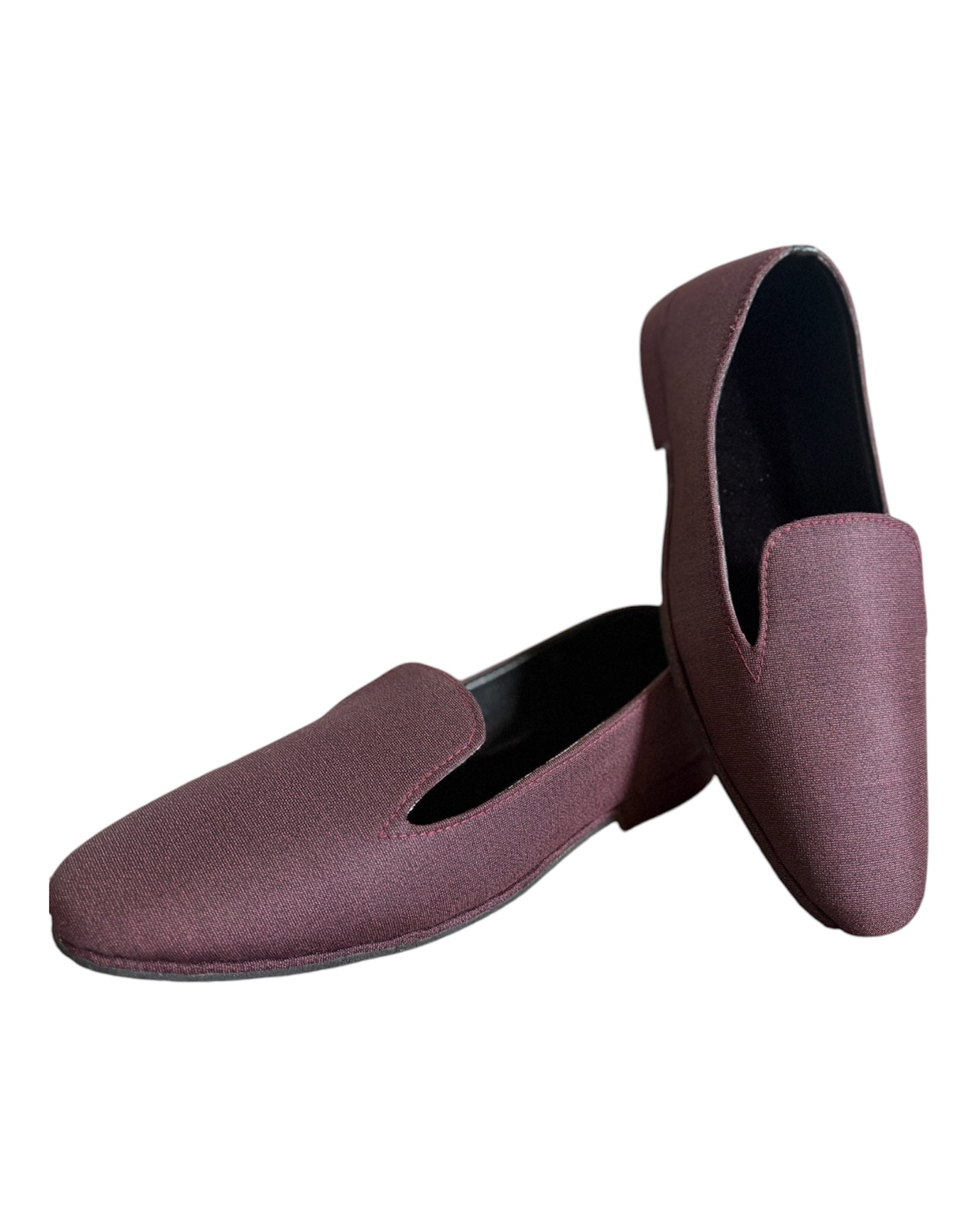 Handmade Maroon Formal Loafers