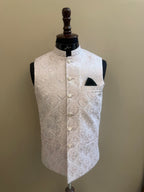 Baby Pink Embroidered Waistcoat