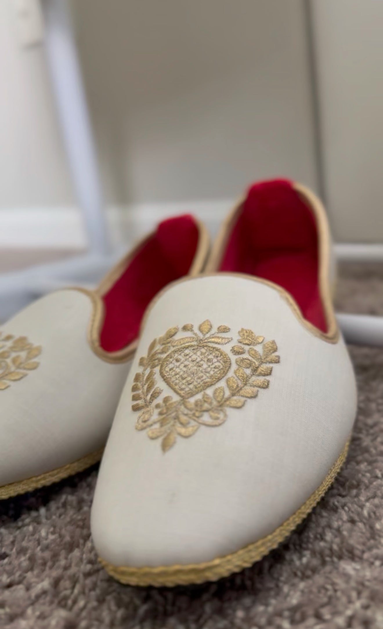 Ivory White Embroidered Sherwani Set