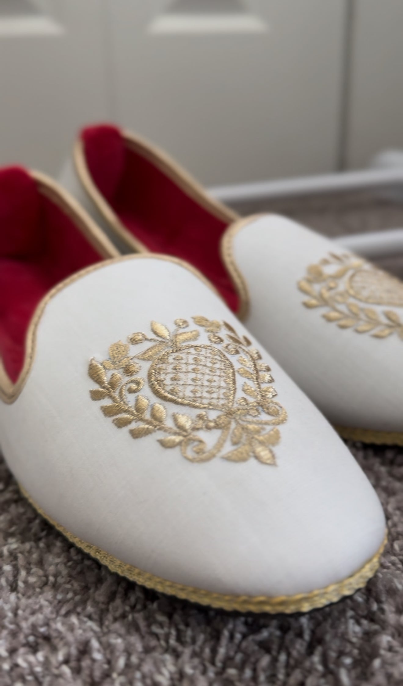 Ivory White Embroidered Sherwani Set