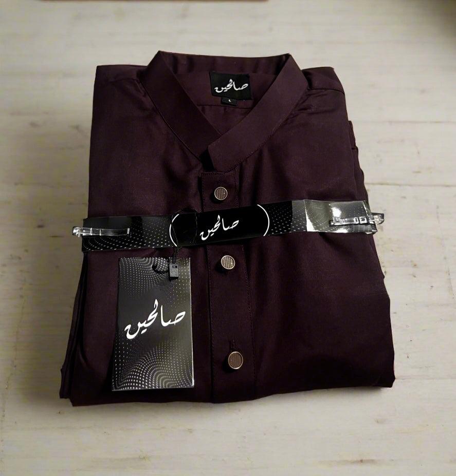 Men's Shalwar Kameez - Maroon