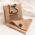 Mustard Micro-Houndstooth Pocket Square | Sualeheen